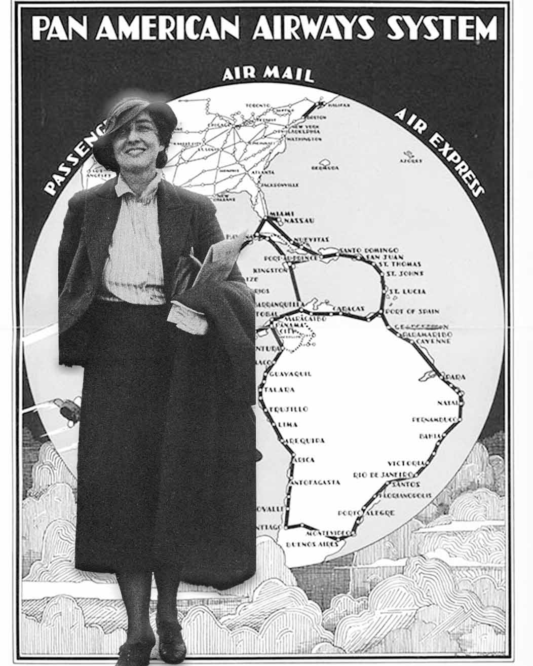 Marjorie Shulers 1933 Pan Am Trip to South America