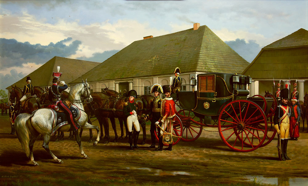 Andrezj Novak Zemplinski Napoleons carriage in Poland 1812