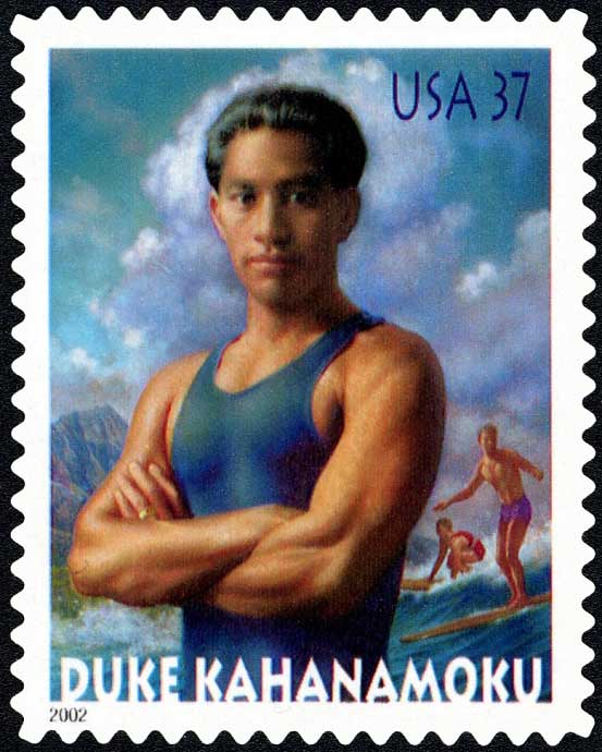 Kahanamoku Stamp National Postal Museum 2002 rsz