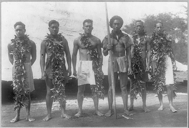 Kahanamoku Troupe early 1900s Library of Congress Photographs