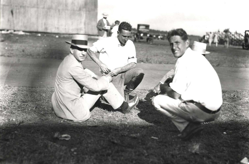 James D. Dole at the Dole Air Race, August 17, 1927