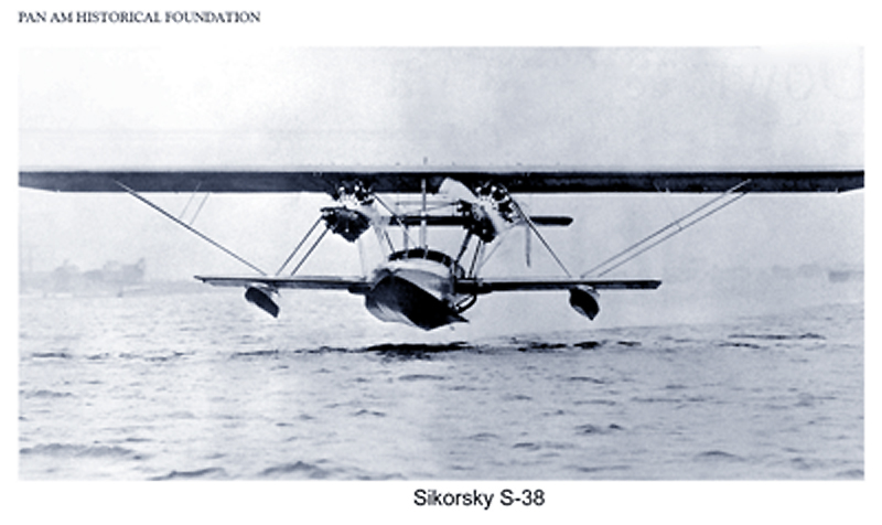 Pan Am Sikorsky s38 in flight