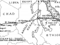 Pan Am Africa, Darfur Map, c. 1942