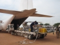 Loading,supplies, El Geneina Airfield, today, Darfur