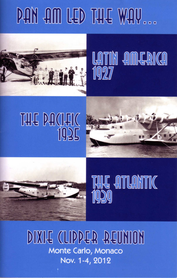 Pan Am Dixie Clipper Reunion Booklet Cover images