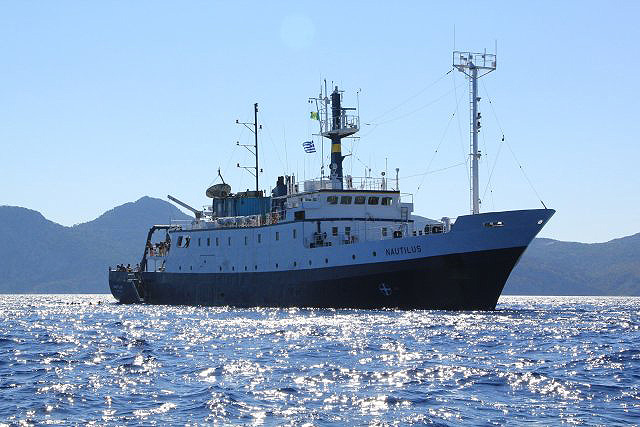 E/V Nautilus the exploration vessel now searching for Samoan Clipper July 2019