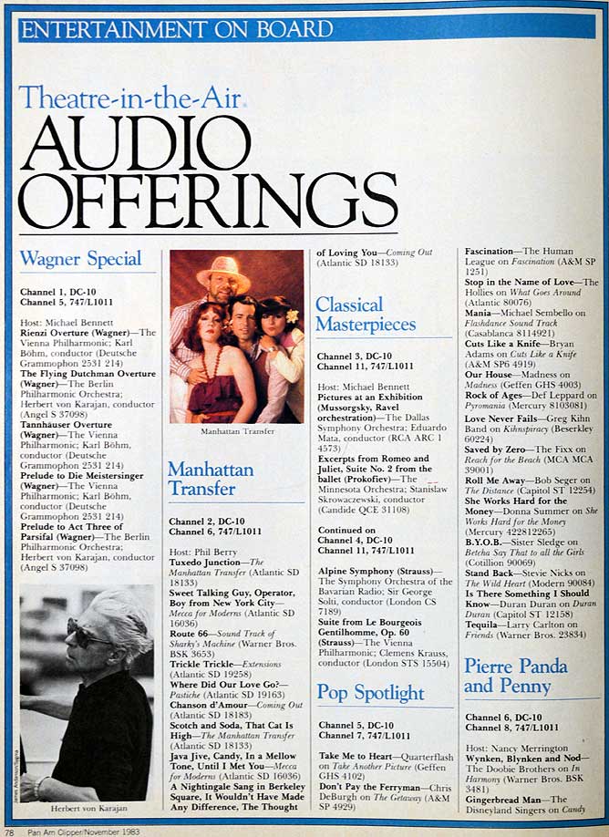 Pan Am Theatre in the Air audio 1983