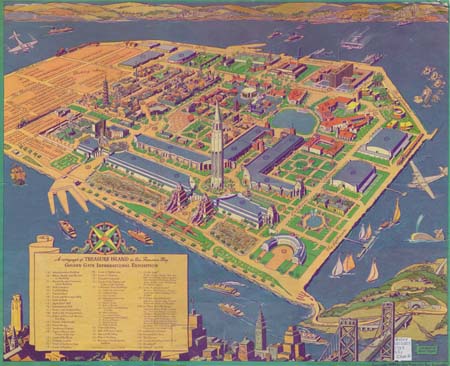 02 18 1939 Golden Gate International Exposition map