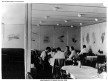 Dining cabin onboard Zeppelin Hindenburg 1936