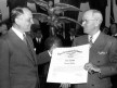 Juan Trippe meets President Harry Truman 