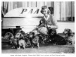 A group of dachshunds enjoy new Pan Am service from Germany to London