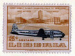 Liberia stamp 3 cnts