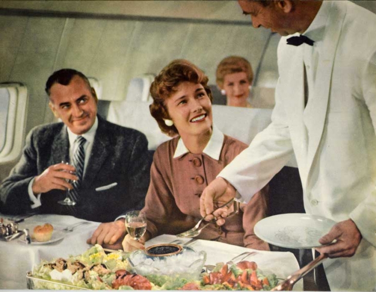 Image result for pan american airline food