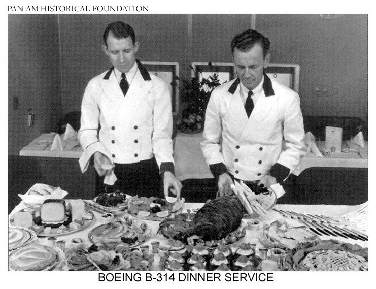 The Early Years - Pan Am's Boeing 314 Dinner Service