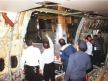 Employees open cargo door, CRAF modifications on Pan Am 747, March 1986 (NARA photo)